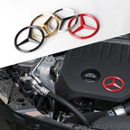 1PCS 70mm Metal Car Engine Emblem Hood Decoration Stickers Accessories for Mercedes Benz AMG W204 W205 W211 CLS CLA Smart Fortwo