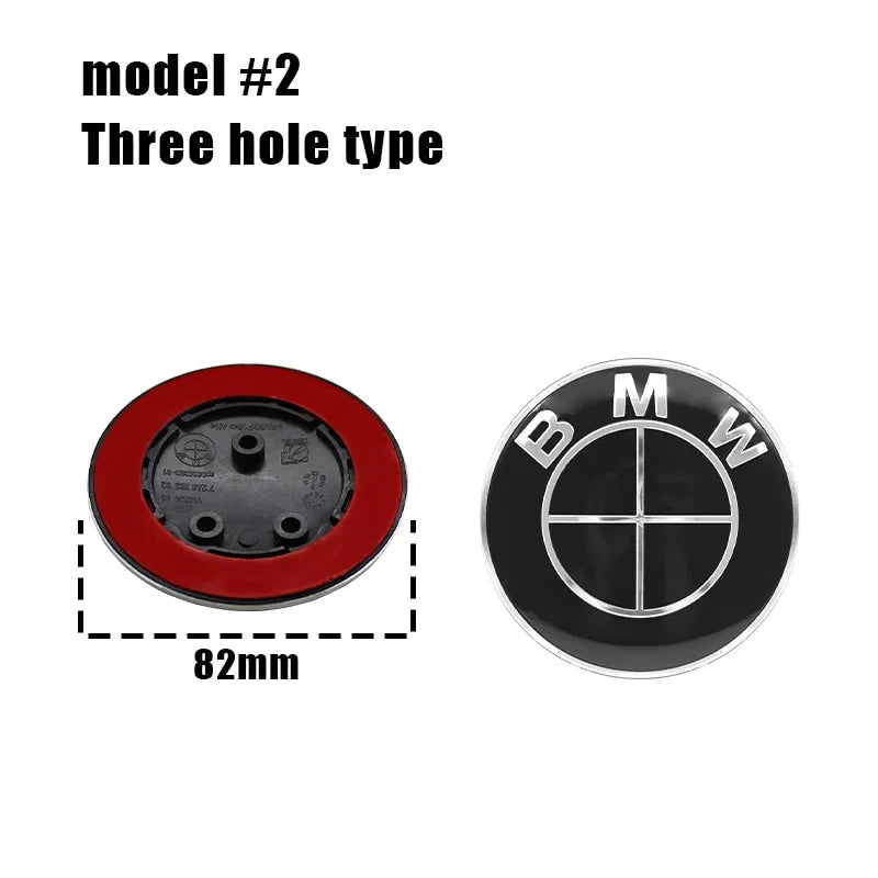 82mm 74mm car Front Hood Emblem rear boot trunk logo For BMW M G20 G32 G11 X3 X5 X4 X6 X7 G30 G12 F40 F30 X1 Accessories