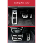 LULECI Car Pedals for Audi AT MT 2009-2024 A4 B8 B9 A6 C7 C8 Q5 High Quality Stainless Steel Accelerator Brake Pedal Cover Pads
