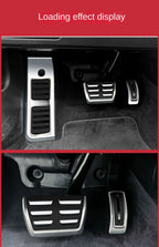 LULECI Car Pedals for Audi AT MT 2009-2024 A4 B8 B9 A6 C7 C8 Q5 High Quality Stainless Steel Accelerator Brake Pedal Cover Pads