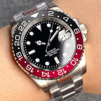 Miyota 8215 PT5000 Stainless Steel 40mm Dive Automatic Men Watch Sapphire Crystal Rotating Bezel Luminous Mechanical Wristwatch