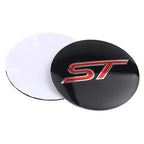 56mm Car Wheel Center Hub Cover Stickers Hub Decals For Ford Mustang Mondeo Focus Fusion Kuga Transit Edge Decoration Accesorios