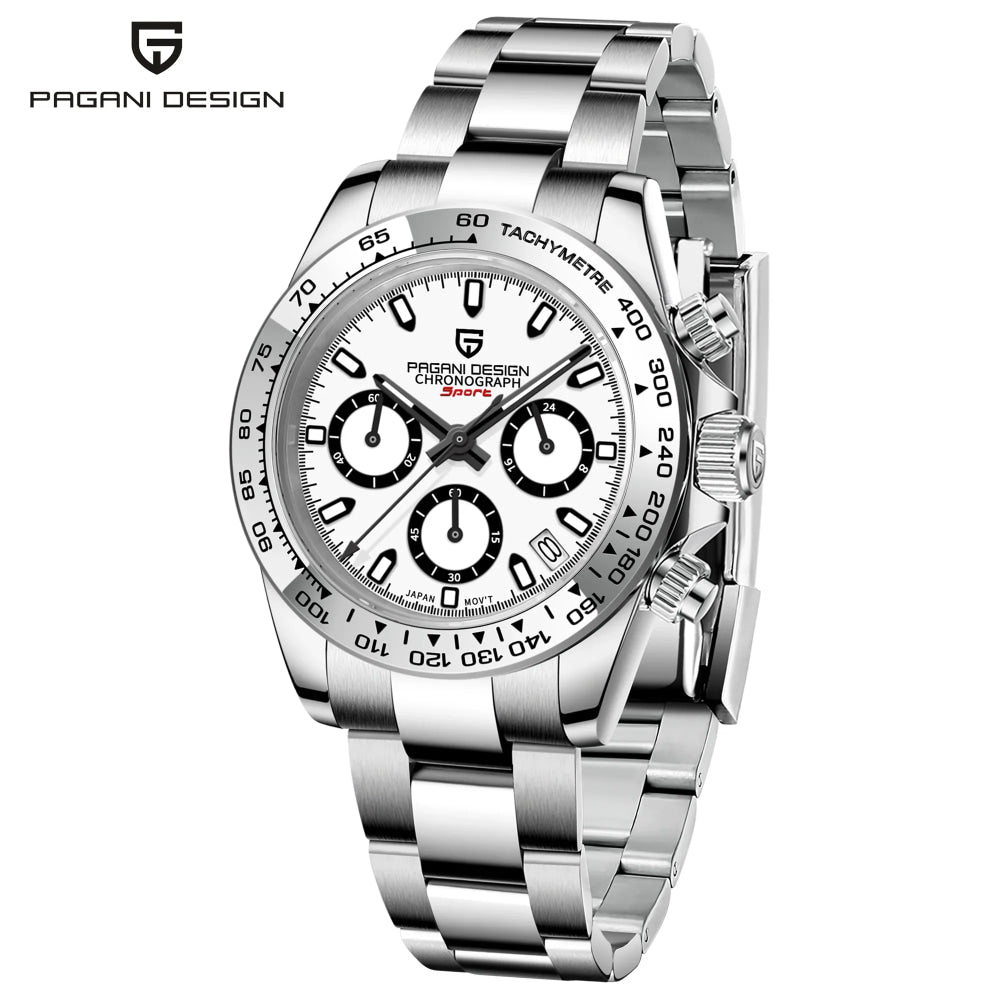 2026 Pagani Design PD1727 Night Light Men's Watch Sapphire Glass Stainless Steel Waterproof Relief  relogio masculino watches