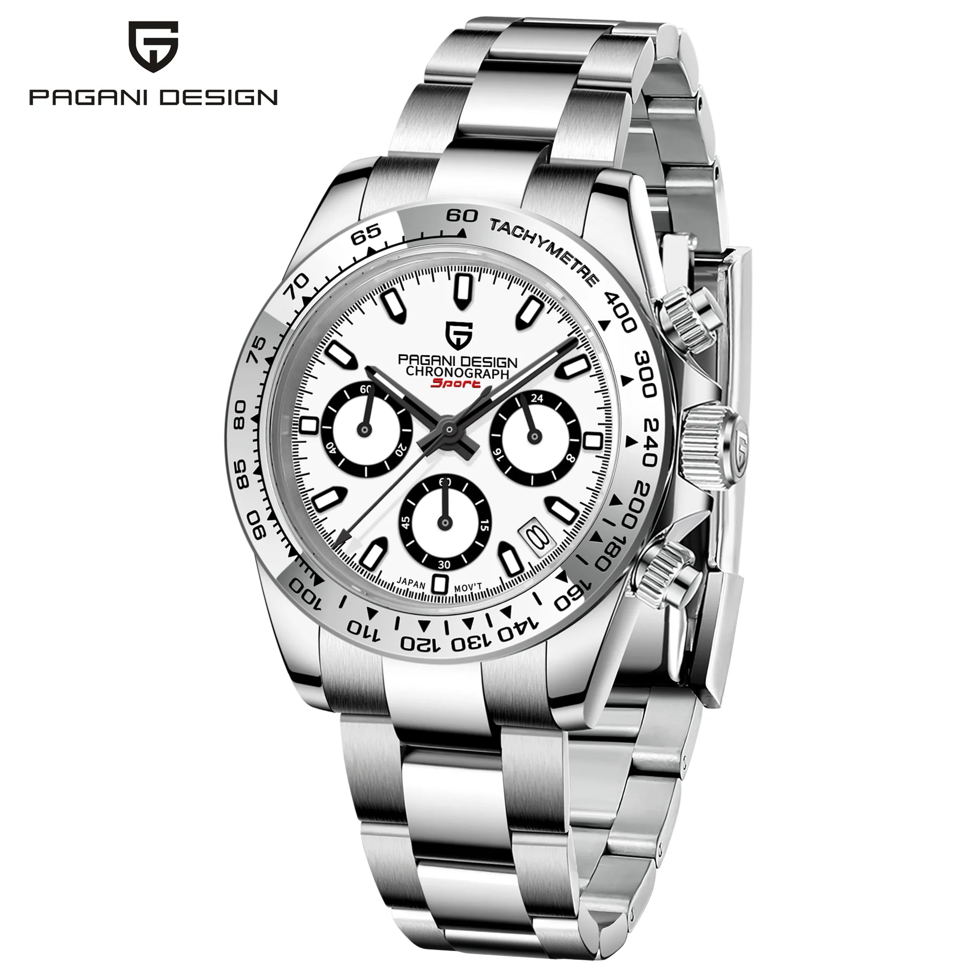 2026 Pagani Design PD1727 Night Light Men's Watch Sapphire Glass Stainless Steel Waterproof Relief  relogio masculino watches