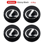 56mm 60mm 65mm Car Wheel Center Emblem Hub Caps Stickers For Lexus RX300 IS200 IS250 ES350 Ct200h UX250h NX300h RX350 ES300h LBX