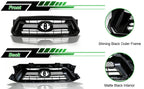 Front Grille Grill Compatible With 2012 2013 2014 2015 Toyota Tacoma Pickup Truck TRD Style Front Bumper Mesh Grill Assembly