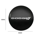 Emblem Sticker Car Wheel Hub Center Cover Caps Badge Sticker for Dodge CHALLENGER DART NITRO RAM SRT SXT Decorative stickers