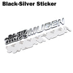 1 pcs 3D Chrome Metal Mugen Emblem Logo Rear Badge Car Trunk Sticker Car Styling for Honda Civic Accord CRV Fit