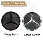 1pcs For Mercedes Benz B/C/E/S W176 W246 W205 W212 W207 W217  W166 X166 X156 X204 Front Grille Emblem Star Badge