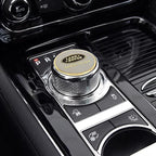 Shift Knob Decoration Metal Cover Car Console Button Sticker For Land Rover Discovery 2 3 4 Range Rover Freelander SV SVR Velar