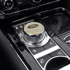 Shift Knob Decoration Metal Cover Car Console Button Sticker For Land Rover Discovery 2 3 4 Range Rover Freelander SV SVR Velar