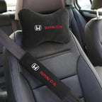 2 pcs For Mugen Power Honda Civic city Odyssey Accord CRV Hrv Jazz Car headrest pillow  Protect Shoulders Pads styling
