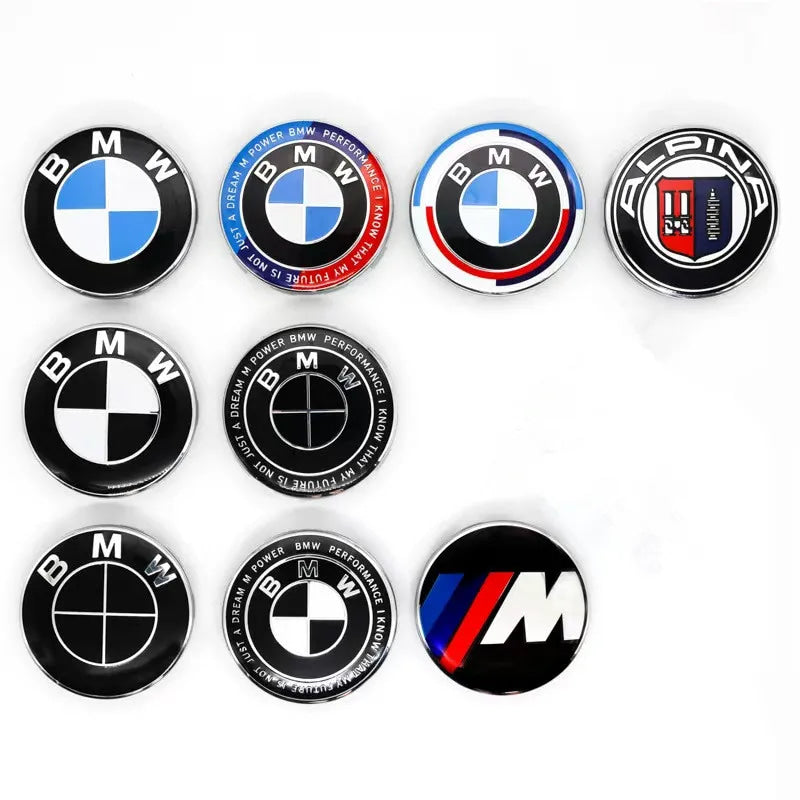 For BMW M X1 X3 X5 X6 X7 1 3 4 5 6 7 Series E36 E39 E46 E60 E90 4pcs 68mm 56mm Car Cover Wheel Hub Center Caps Badge Logo Emblem