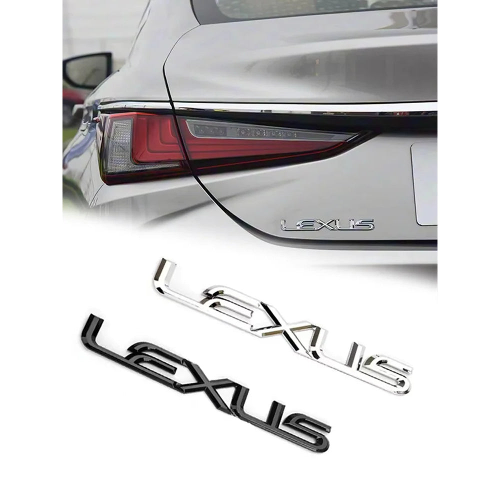 ABS Car Rear Trunk Emblem Badge Sticker For Lexus Logo ES300 IS300 IS350 ES250 ES350 IS250 CT200H GS350 NX200 Accessories