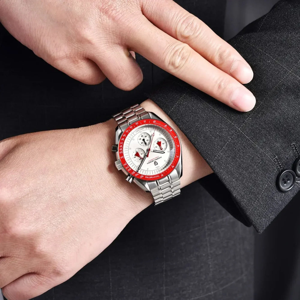 2025 New PAGANI DESIGN AK Project Mars Men's Watches Luxury Quartz Watch Men AR Sapphire Speed Sport Chronograph Automatic Date