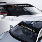 Easy Install Car Front Window Decoration Sticker CompatibleChevrolet Colorado Cruze Spark Captiva Malibu Trax Aveo Camaro Onix