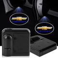LED Car Door Welcome Light Decoration Light Car Badge logo For Chevrolet Onix Cruze Silverado Impala Equinox Malibu Tahoe Cobalt