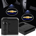 LED Car Door Welcome Light Decoration Light Car Badge logo For Chevrolet Onix Cruze Silverado Impala Equinox Malibu Tahoe Cobalt