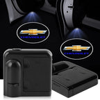 LED Car Door Welcome Light Decoration Light Car Badge logo For Chevrolet Onix Cruze Silverado Impala Equinox Malibu Tahoe Cobalt