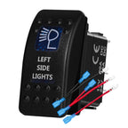 12v/24v Blue Led Light 5 Pin On Off SPST Rocker Switch 7 Pin On Off On ARB Carling Style Car Boat Waterproof Push Switch