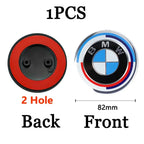 74mm 82mm Car Hood Front Badge Tail Trunk Emblem Replacement Sticker for Bmw F20 F30 G20 f31 F34 F10 G30 F11 X3 F25 X4 I3 M3 M4