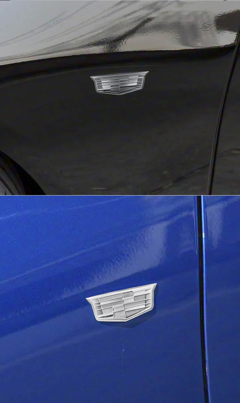 ABS Car Body Stickers Side Decals Emblem for Cadillac CT5 XT5 XT6 Escalade CTS DTS SLS XLR ATS SRX Tiburon Deville Accessories