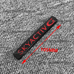 glossy black ABS Car Front Grille Eemblem Rear Trunk Badge Replace stickers  SKYACTIV  GX For 2019-2025 Mazda 3 Logo Accessories