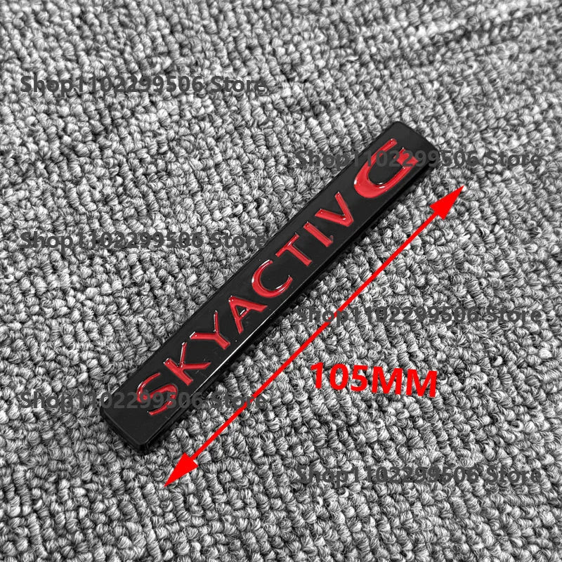 glossy black ABS Car Front Grille Eemblem Rear Trunk Badge Replace stickers  SKYACTIV  GX For 2019-2025 Mazda 3 Logo Accessories