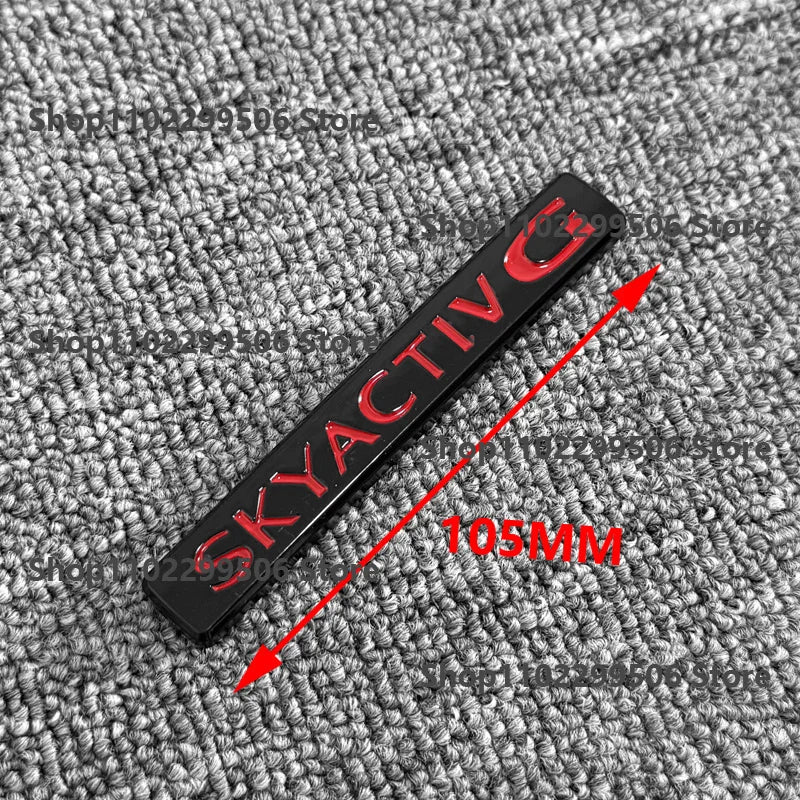 glossy black ABS Car Front Grille Eemblem Rear Trunk Badge Replace stickers  SKYACTIV  GX For 2019-2025 Mazda 3 Logo Accessories