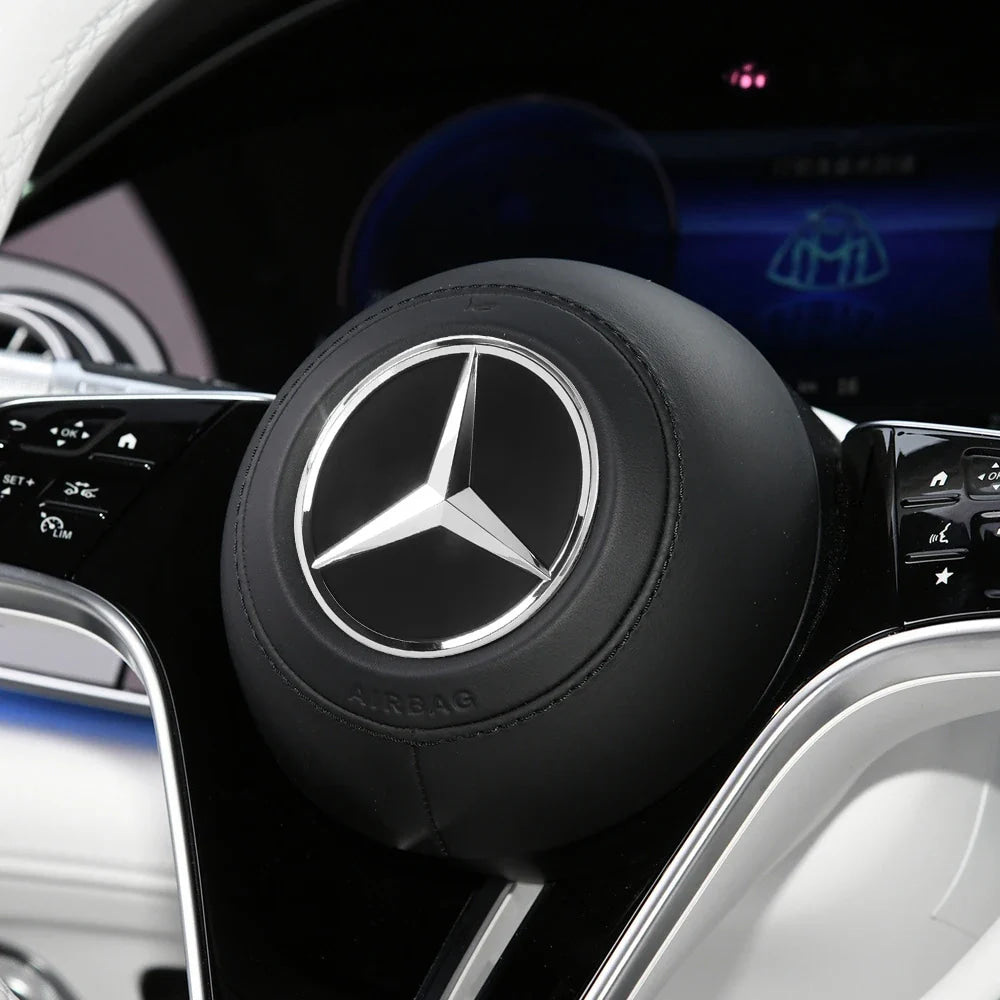 52mm 57mm Car Steering Wheel Badge Sticker Replace Decor For Mercedes Benz B/C/E/S Class A Class C200L GLC GLK FXPT-JS-BENZ