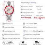 2025 New PAGANI DESIGN AK Project Mars Men's Watches Luxury Quartz Watch Men AR Sapphire Speed Sport Chronograph Automatic Date