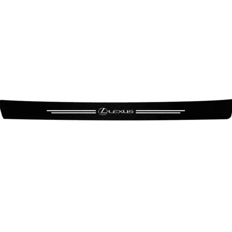 1/4/5Pcs Carbon fiber automotive parts car threshold stickers For Lexus F SPORT IS250 IS200 CT200h GS300 LS430 RX450h ERX400h