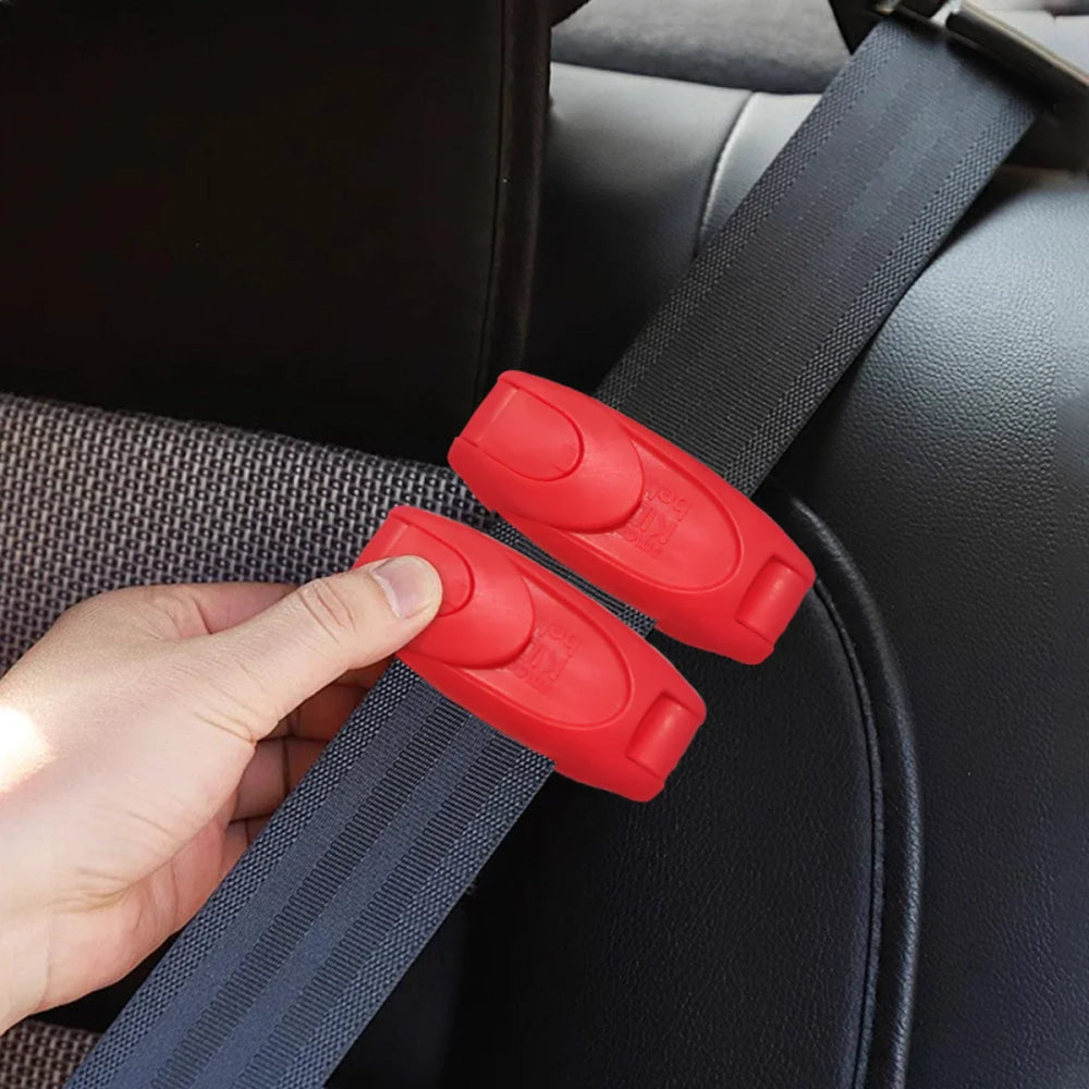 1/4pcs Car Seat Belt Buckle Clip Seatbelt Stopper Adjuster Clip To Relax Shoulder Neck Car Strap Clips Car Accessories