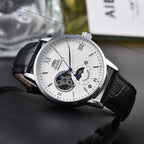 Orient Sport Sun, Moon, and Stars Skeleton Mechanical Men's Watch Full Function World Time
