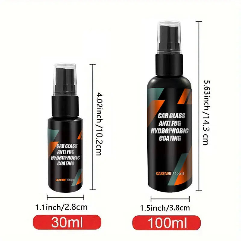 Repelente de Agua para Vidrios de Automóviles, Revestimiento Nano Hidrofóbico, Agente Impermeabilizante, Eliminador de Película de Aceite, Agente para Película de Vidrio Automotriz
