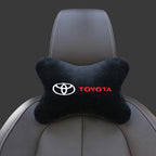 car sticker Headrest Cover Auto Seat Cover Head Neck Rest Pillow for Toyota camry chr corolla rav4 yaris prius auto Acc