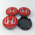 4pcs65mm 68mm For H Honda Mugen Pilot TypeR TypeS Insight CarStyling Wheel Center Hub Caps Cover Replacement Accessoriesstickers