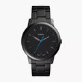 Fossil Minimalist Men's Quartz Watch Ultra Thin Black Stainless Steel Business Luxury Waterproof Wristwatch FS5308