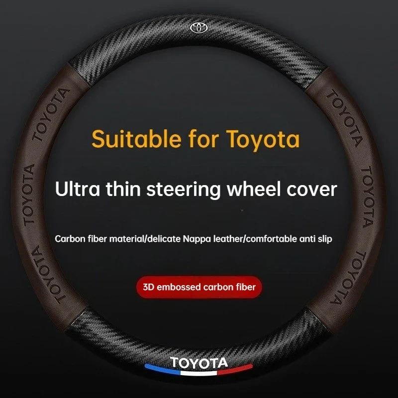 Universal Steering Wheel Cover Suitable for Toyota Corolla Camry Levin Highlander RAV4 Dazzling Veranda Chr Handle Cover