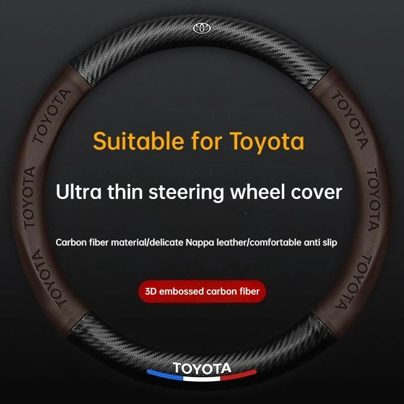 Universal Steering Wheel Cover Suitable for Toyota Corolla Camry Levin Highlander RAV4 Dazzling Veranda Chr Handle Cover