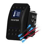 12v/24v Blue Led Light 5 Pin On Off SPST Rocker Switch 7 Pin On Off On ARB Carling Style Car Boat Waterproof Push Switch