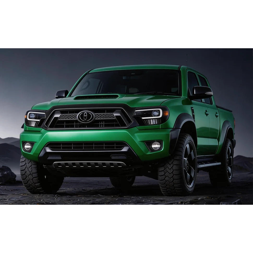 Front Grille Grill Compatible With 2012 2013 2014 2015 Toyota Tacoma Pickup Truck TRD Style Front Bumper Mesh Grill Assembly