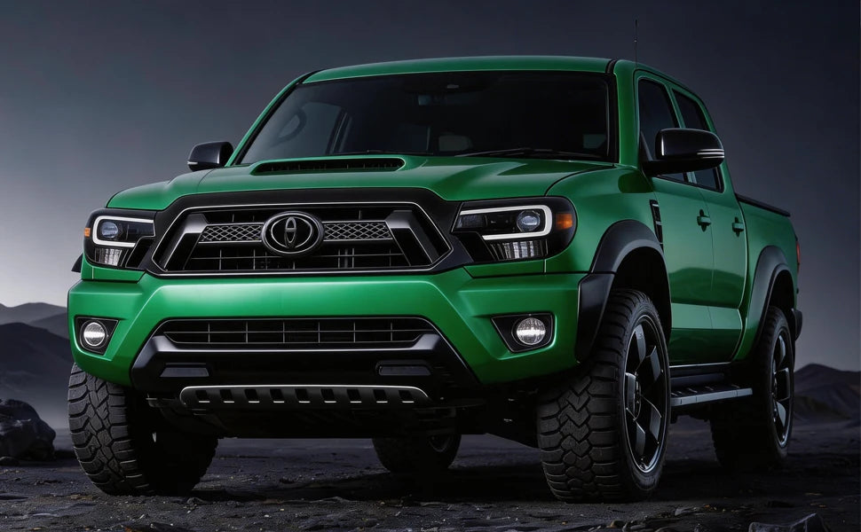 Front Grille Grill Compatible With 2012 2013 2014 2015 Toyota Tacoma Pickup Truck TRD Style Front Bumper Mesh Grill Assembly