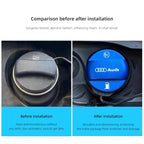 Aluminum Alloy Car Badge Fuel Tank Cap Decoration Cover For Audi A3 A1 A4 B9 A5 B7 Q5 Q3 Q2 8i TT Mk1 Mk2 S3 A7 S3 8V 8Y Q4 B9
