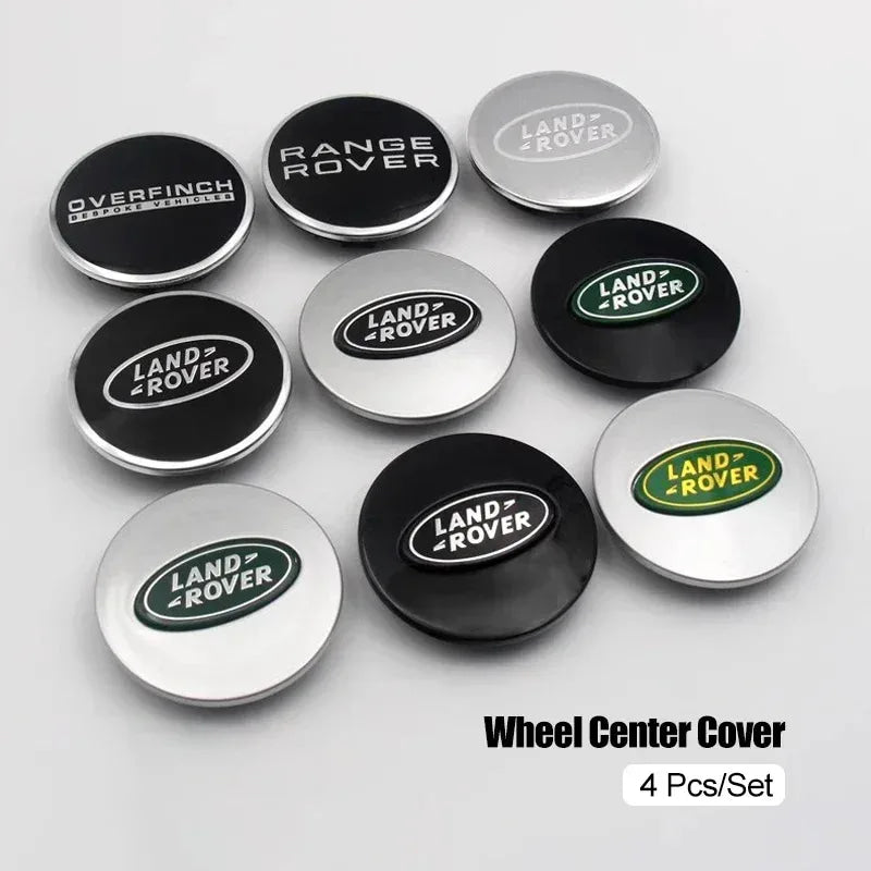 4Pcs 62MM Car Styling Wheel Center Cap Hub Replaced Covers For Land Rover Range Rover Evoque Velar Defender Discovery Freel