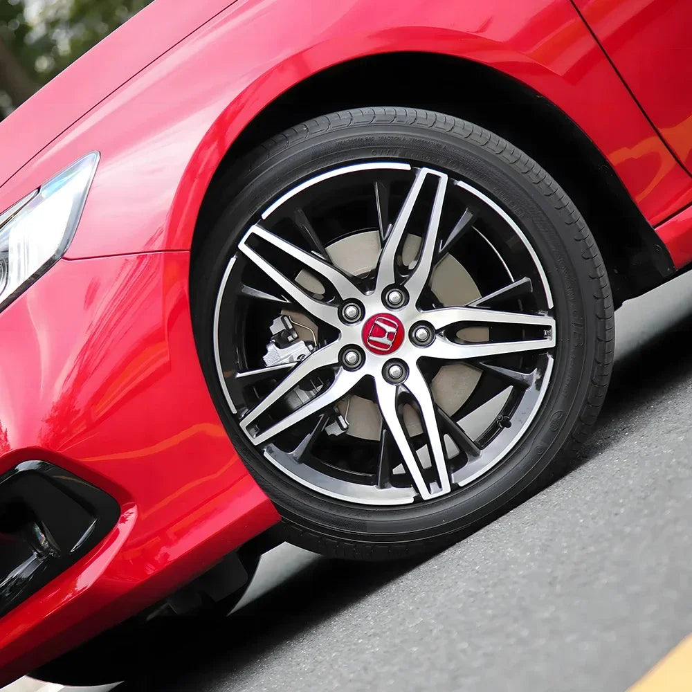 4pcs65mm 68mm For H Honda Mugen Pilot TypeR TypeS Insight CarStyling Wheel Center Hub Caps Cover Replacement Accessoriesstickers