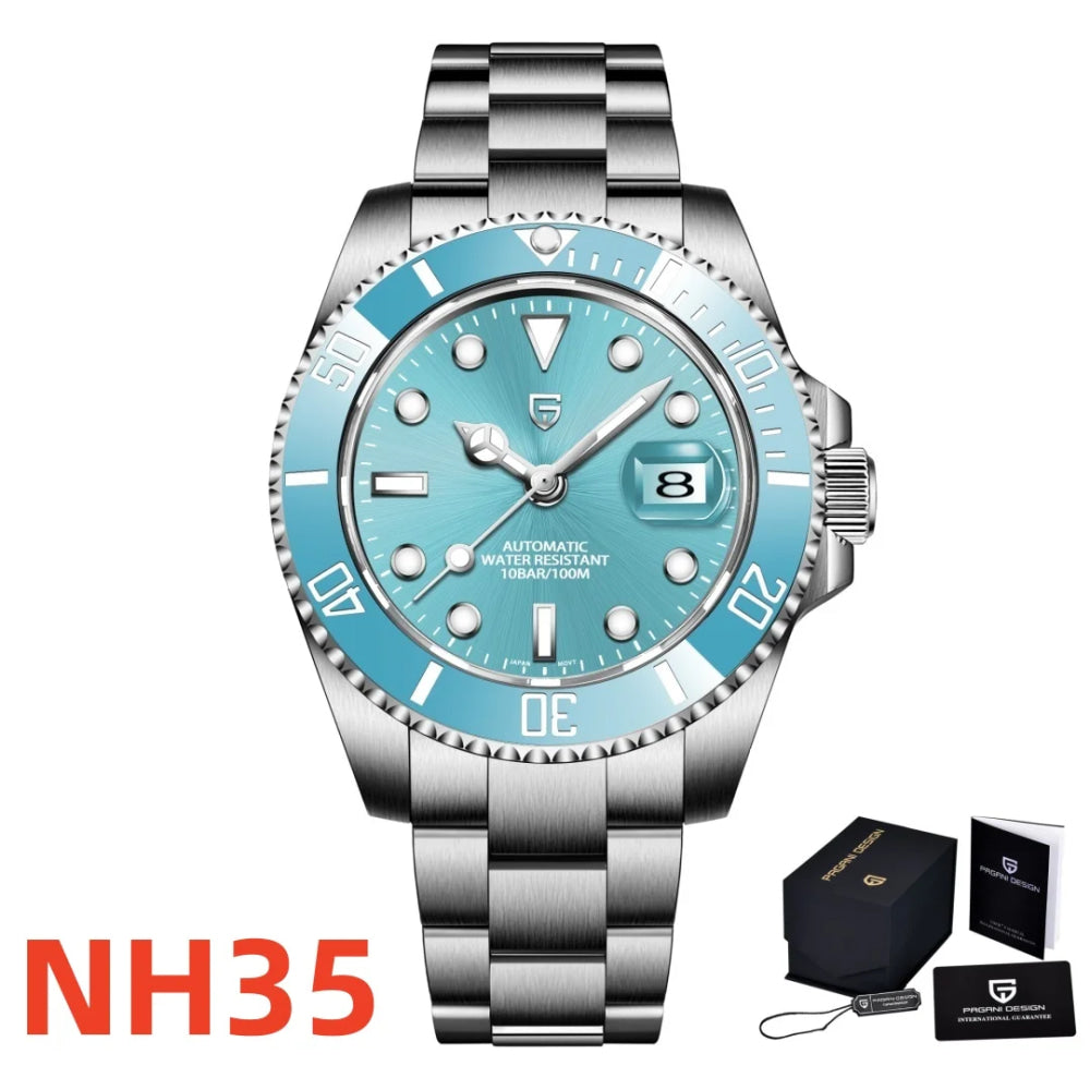 PAGANI Design 2026 New Men Automatic Mechanical Watches Miyota 8215 40mm Stainless Steel Waterproof Watch Relogio