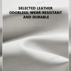 SEAMETAL Car Glasses Case Wear-Resistant PU Leather Sunglasses Holder Hook and Loop Fastener Eyewear Protection Box Scratch-Free