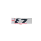 ABS Letters Numbers Glossy Black ix i3 i4 i7 iX ix3 iX4 ix7 Emblem for BMW X1 X3 X5 X6 GT Car Rear Logo Badge Sticker