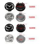 4pcs 56mm Car Wheel Center Hub Cap Badge Emblem Cover For Mazda 3 6 CX5 2 CX3 CX9 MX5 RX8 Axela Demio Atenza MS Auto Accessories